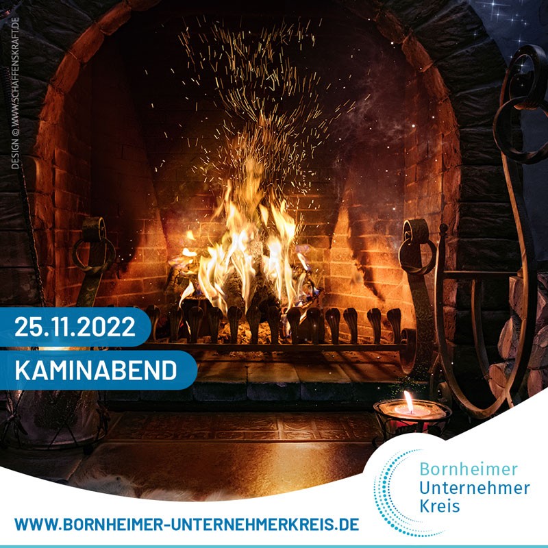 Save the Date 25.11.2022: Kamin­abend