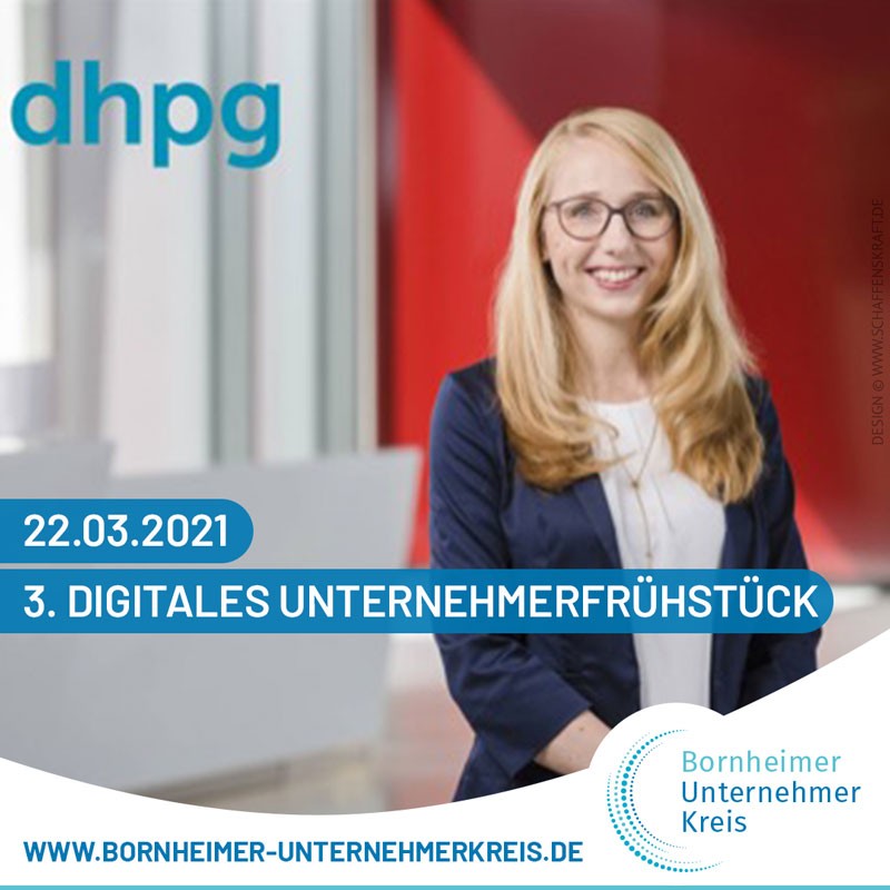 3. Digitales Unter­nehmer­frühstück – 22.03.2021