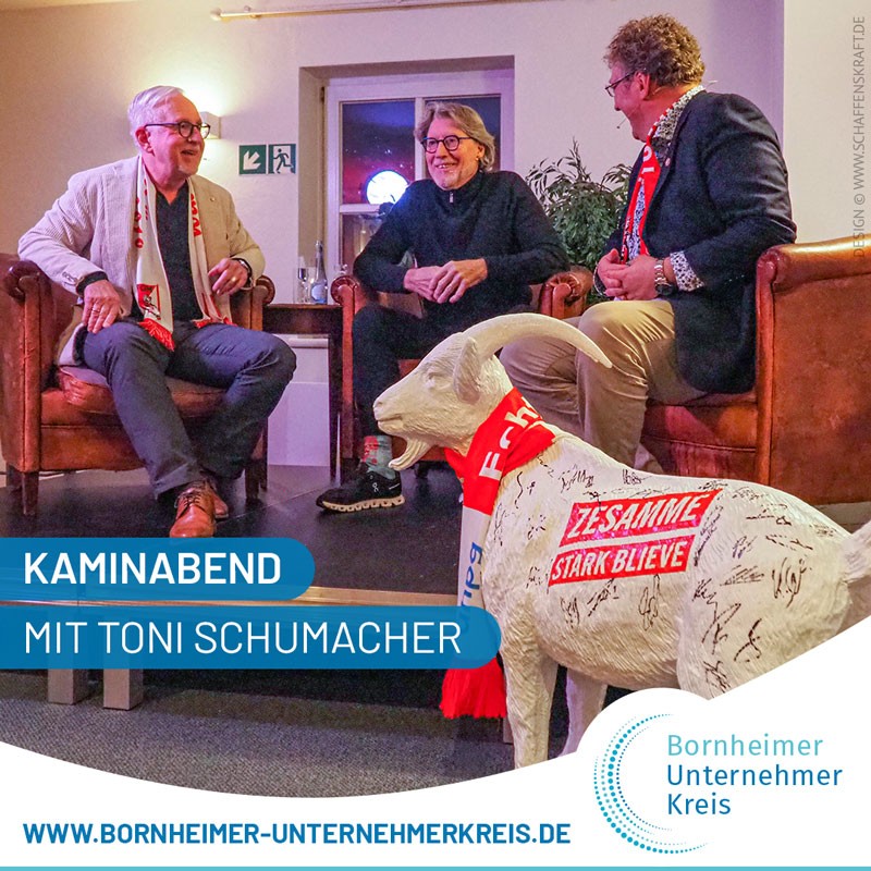 Kamin­abend  mit Toni Schumacher